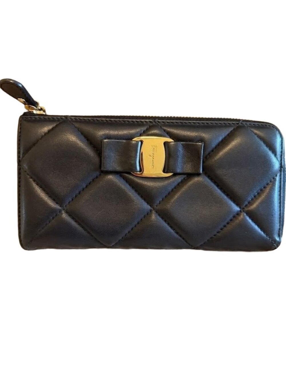 SALVATORE FERRAGAMO Vara Zip Around Wallet - Fits Phone